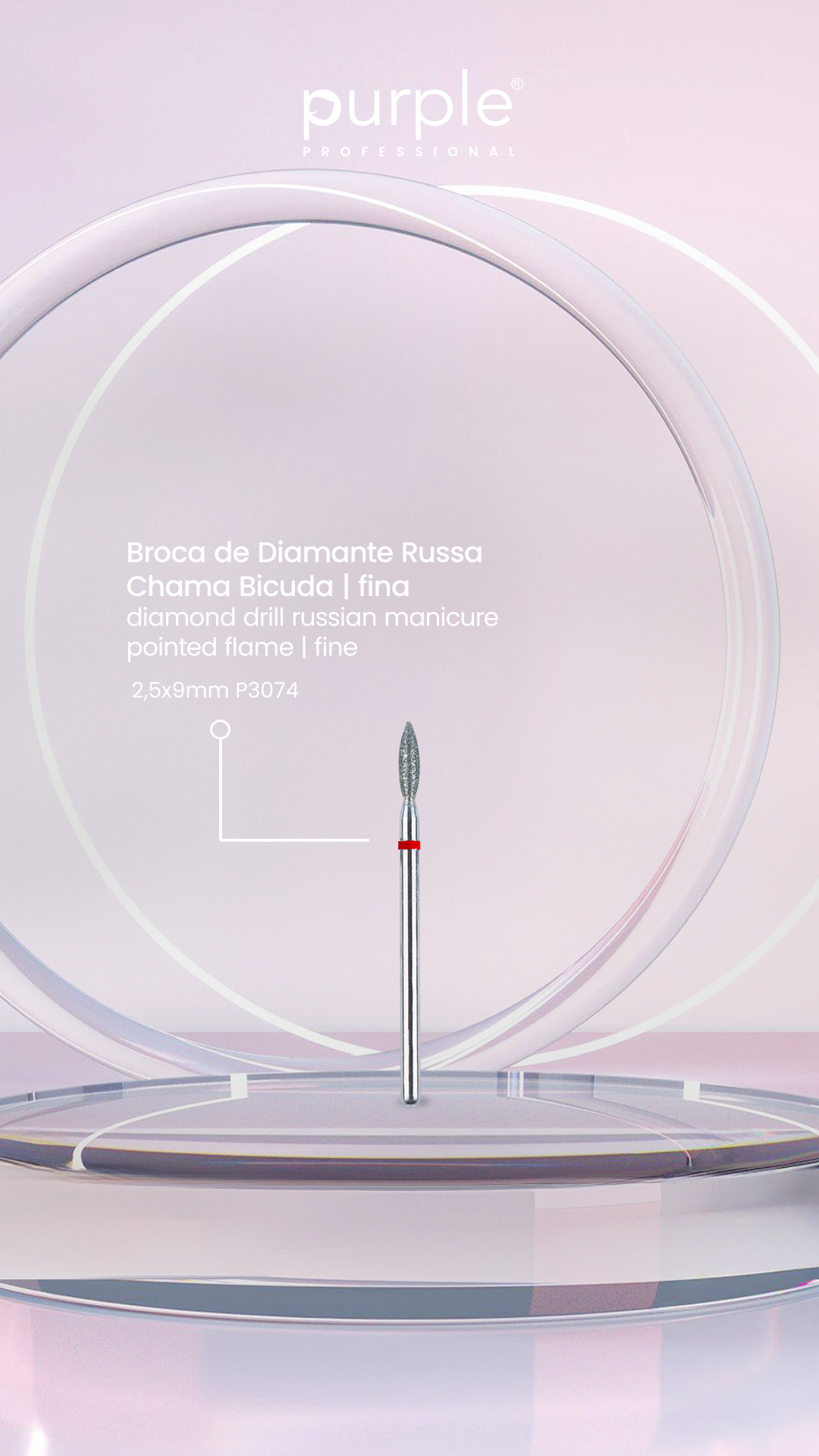 Russian Manicure Drill - 2.5x9mm (fine)