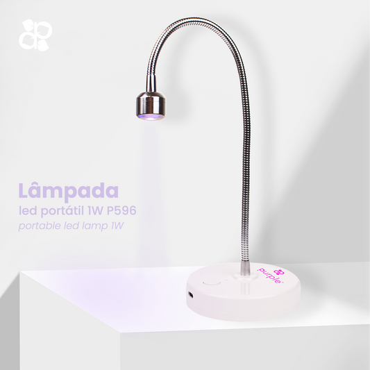 Portable Led Lamp - Pipa Cosmetics Purple Professional®