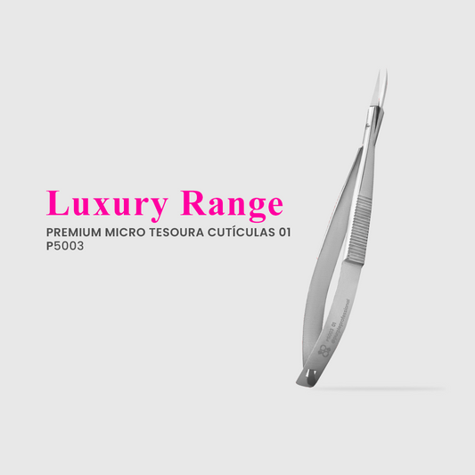 Premium Cuticle Microscissor 01 120mm Japanese Stainless Steel - Pipa Cosmetics Purple Professional®