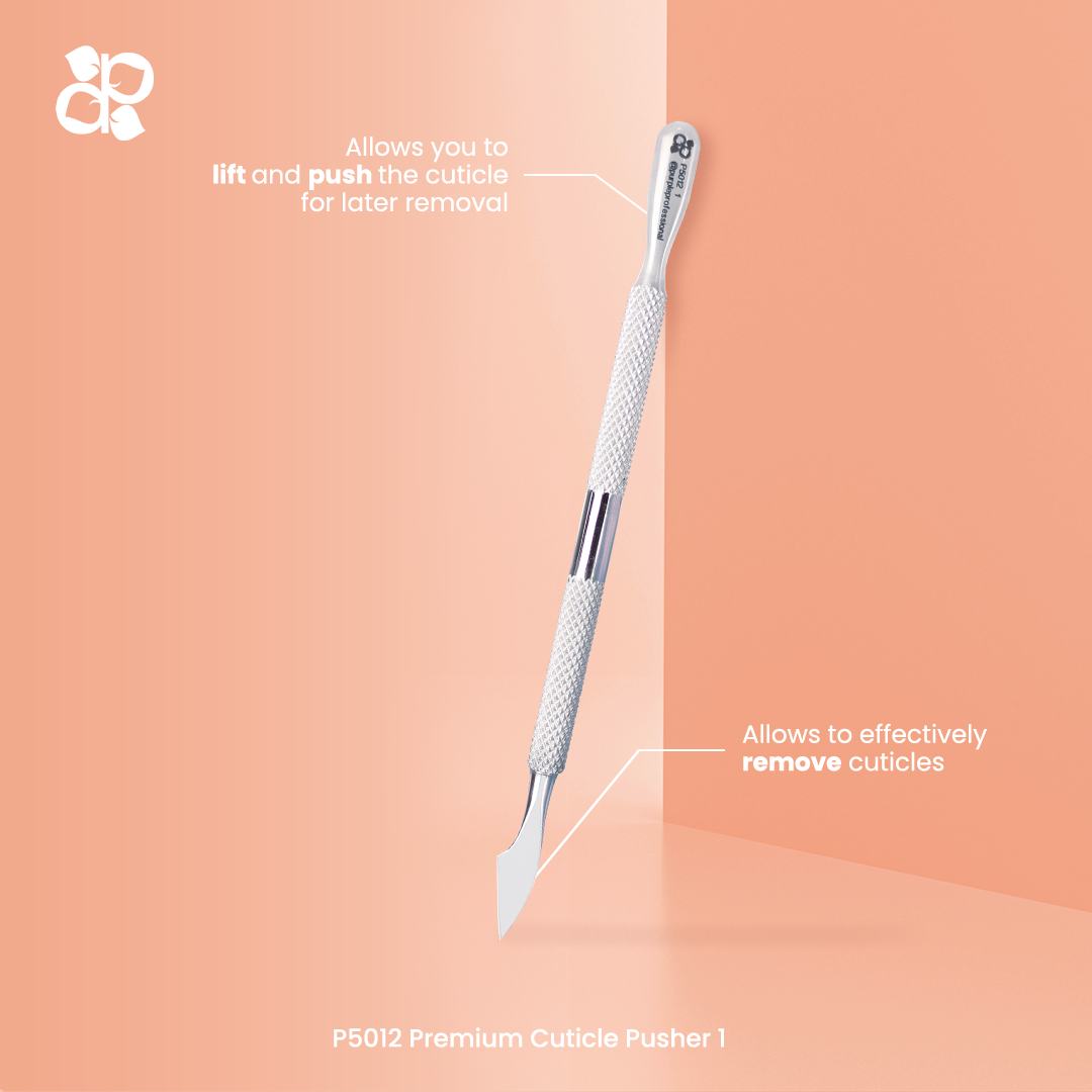 Premium Cuticle Pusher 1 130mm (japanese stainless steel) - Pipa Cosmetics Purple Professional®