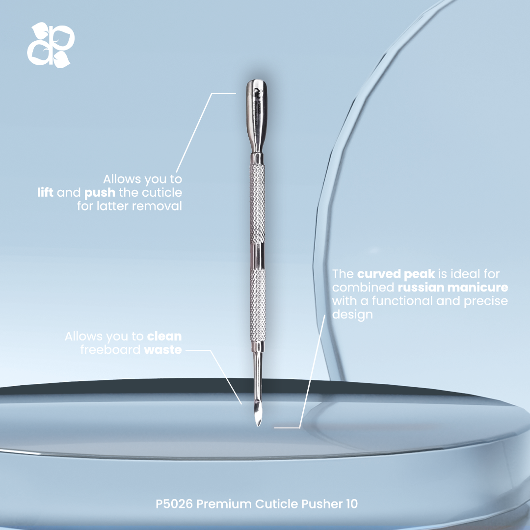 Premium Cuticle Pusher 10 130mm - Pipa Cosmetics Purple Professional®