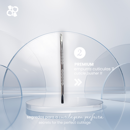 Premium Cuticle Pusher 11 130mm - Pipa Cosmetics Purple Professional®