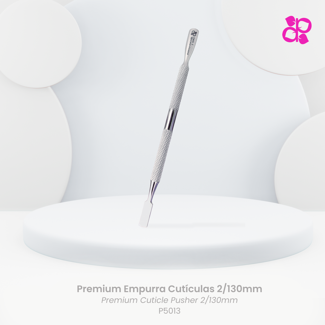 Premium Cuticle Pusher 2 130mm (japanese stainless steel) - Pipa Cosmetics Purple Professional®
