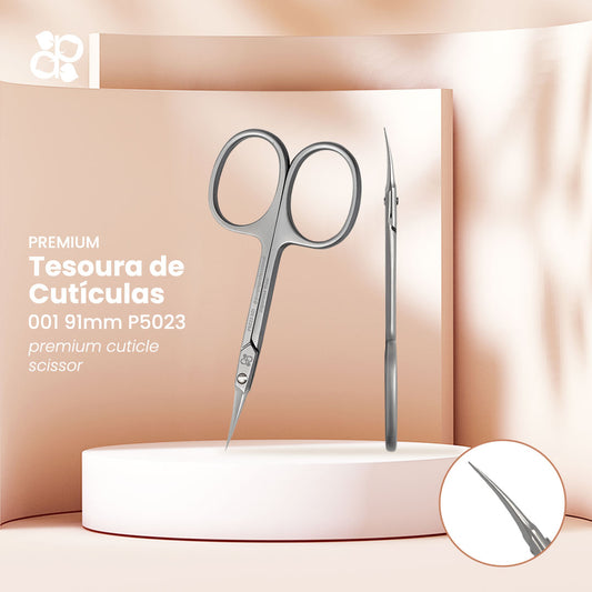 Premium Cuticle Scissor 001 91mm (japanese stainless steel) - Pipa Cosmetics Purple Professional®