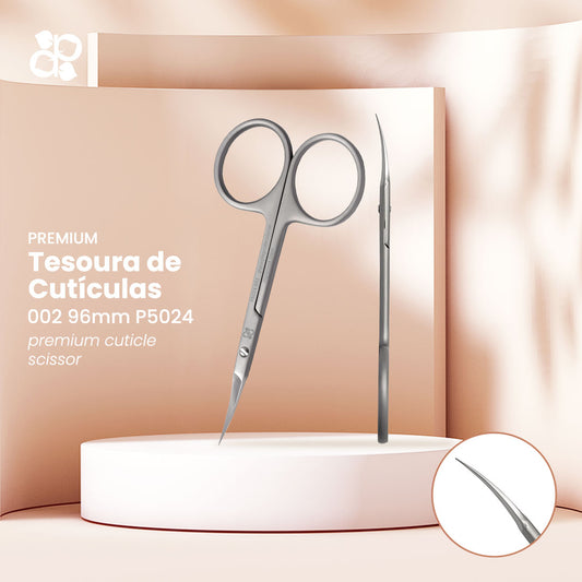 Premium Cuticle Scissor 002 96mm (japanese stainless steel) - Pipa Cosmetics Purple Professional®