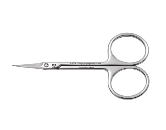 Premium Cuticle Scissor 005 95mm Hooked Point 22,5mm - Pipa Cosmetics Purple Professional®