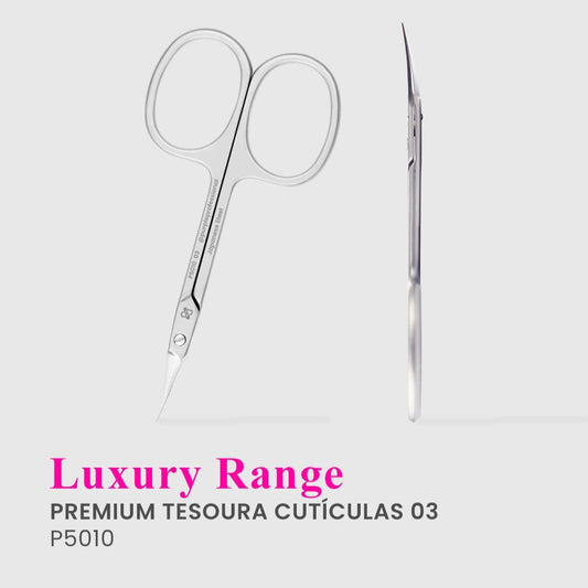 Premium Cuticle Scissor 03 90mm (japanese stainless steel) - Pipa Cosmetics Purple Professional®