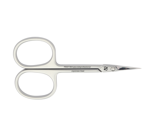 Premium Cuticle Scissor Left-Handed 004 89mm - Pipa Cosmetics Purple Professional®