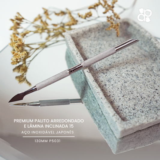 Premium Rounded Stick and Inclined Blade 15 - 130mm - Pipa Cosmetics Purple Professional®