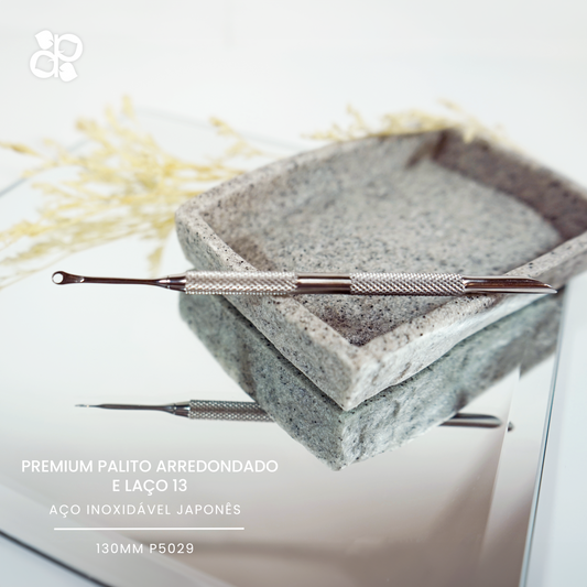 Premium Rounded Stick and Loop 13 130mm - Pipa Cosmetics Purple Professional®