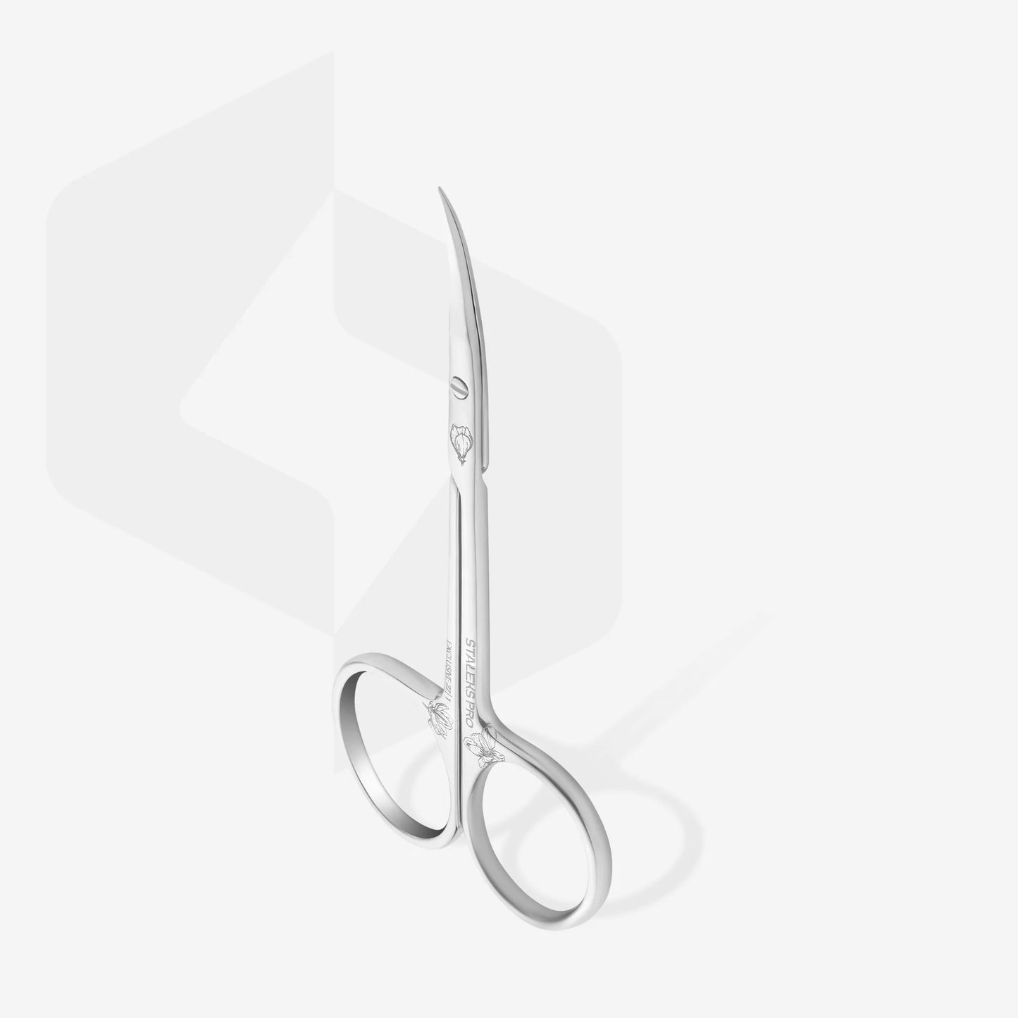 Professional Cuticle Scissors EXCLUSIVE 22 TYPE 1 (Magnolia) - Pipa Cosmetics Staleks Pro