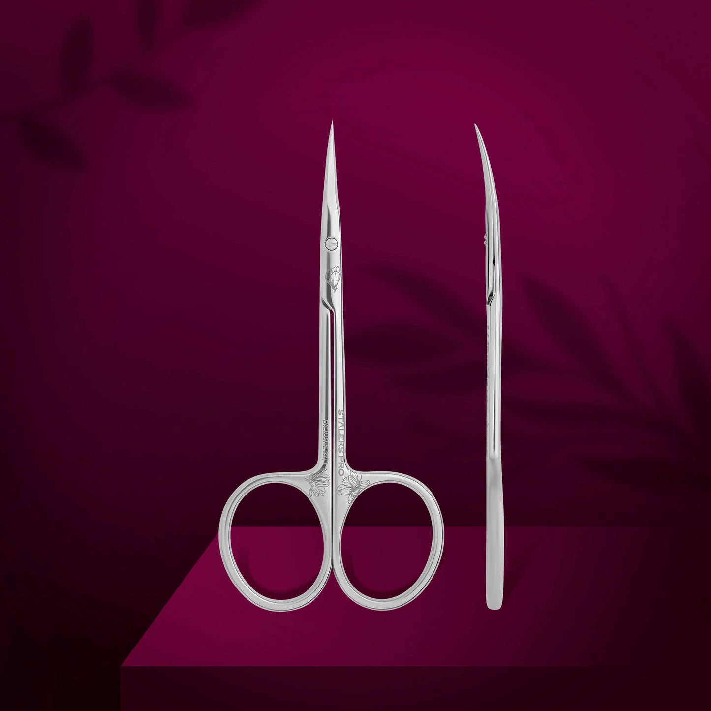 Professional Cuticle Scissors EXCLUSIVE 22 TYPE 1 (Magnolia) - Pipa Cosmetics Staleks Pro