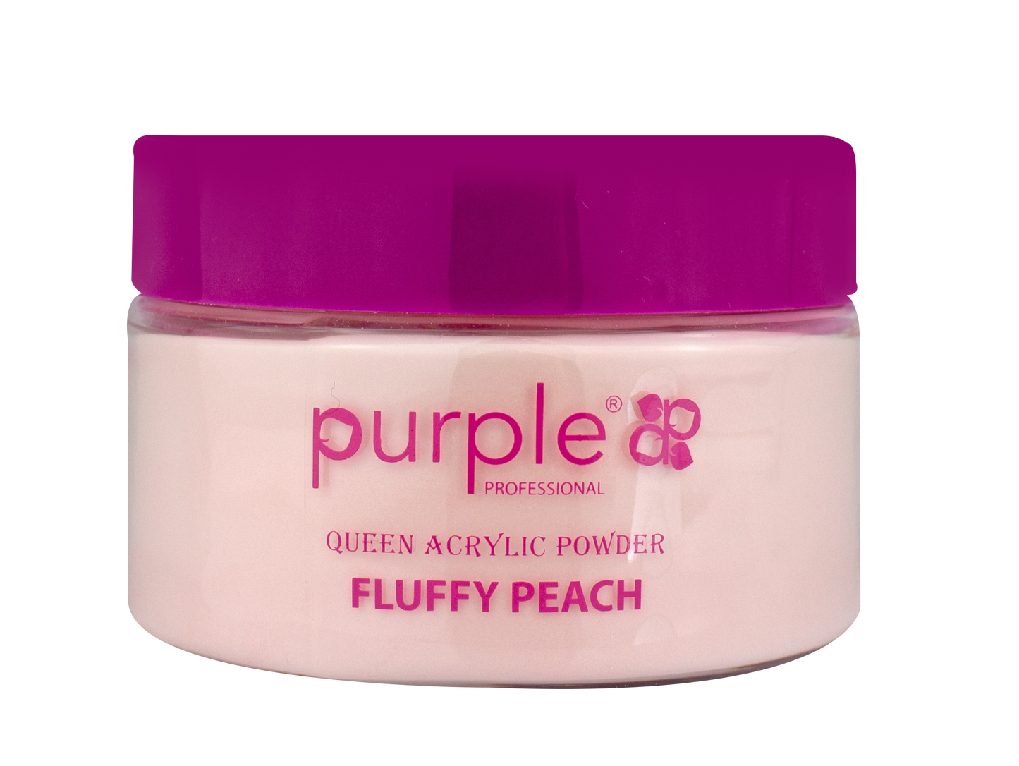 Queen Acrylic Powder Fluffy Peach 50gr - Pipa Cosmetics Purple Professional®