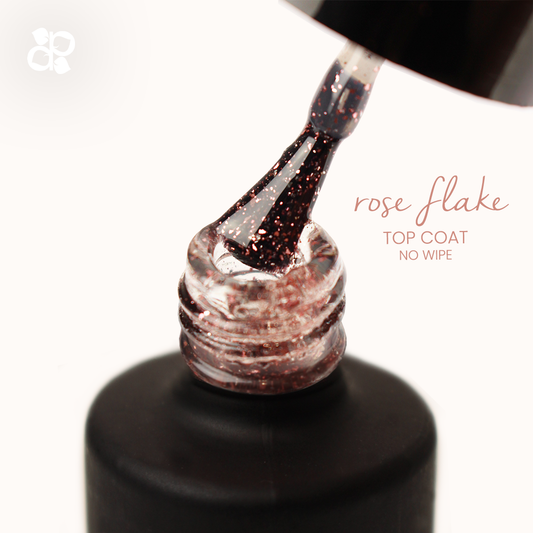Rose Flake No Wipe Top Coat - Pipa Cosmetics Purple Professional®