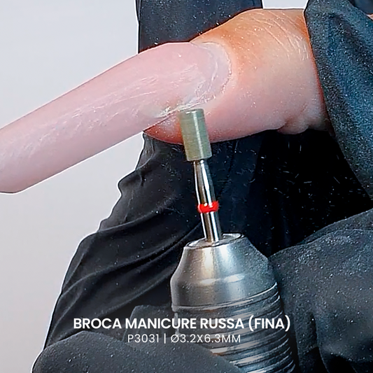 Russian Manicure Nail Drill - Cylindrical 3.2x6.3mm (fine) - Pipa Cosmetics Purple Professional®