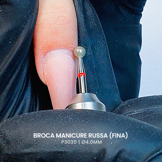 Russian Manicure Nail Drill - Large Round 4mm (fine) - Pipa Cosmetics Purple Professional®