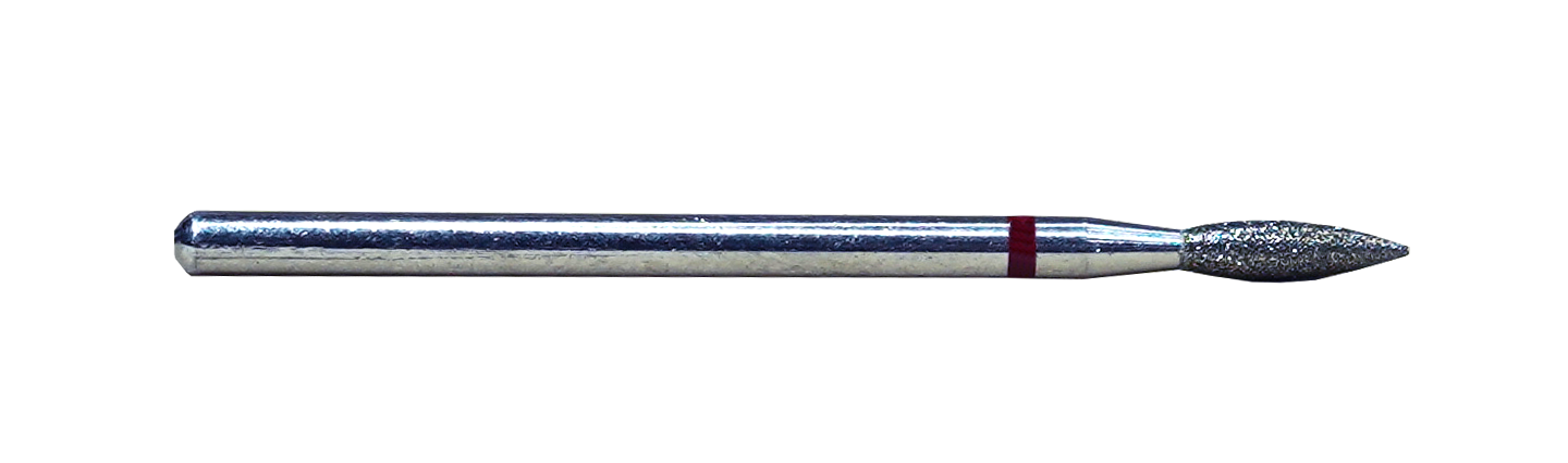 Russian Manicure Nail Drill - Pointed Flame 2.3x8mm (fine) - Pipa Cosmetics Purple Professional®