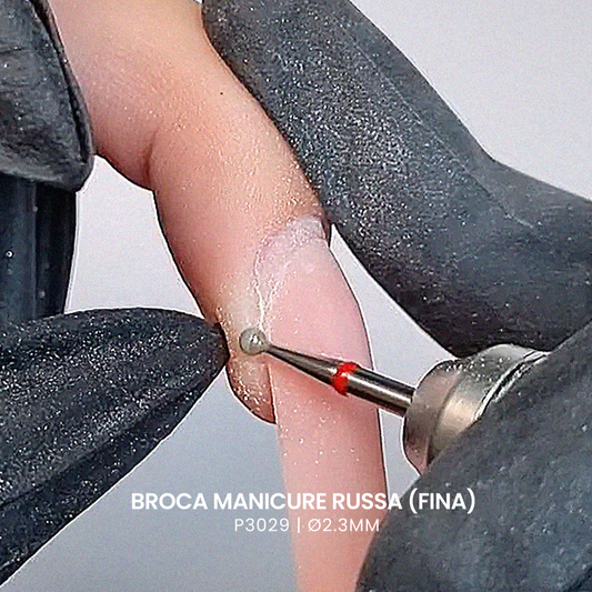 Russian Manicure Nail Drill - Small Round 2.3mm (fine) - Pipa Cosmetics Purple Professional®