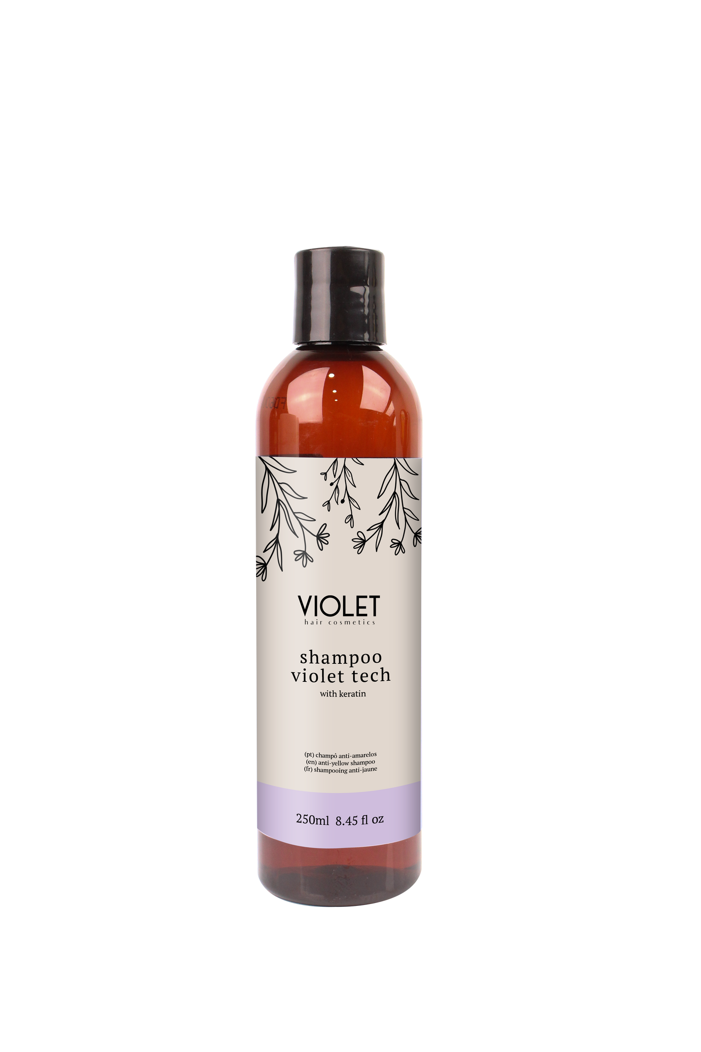 Shampoo Violet Tech 250ml - Pipa Cosmetics Violet Hair Cosmetics®