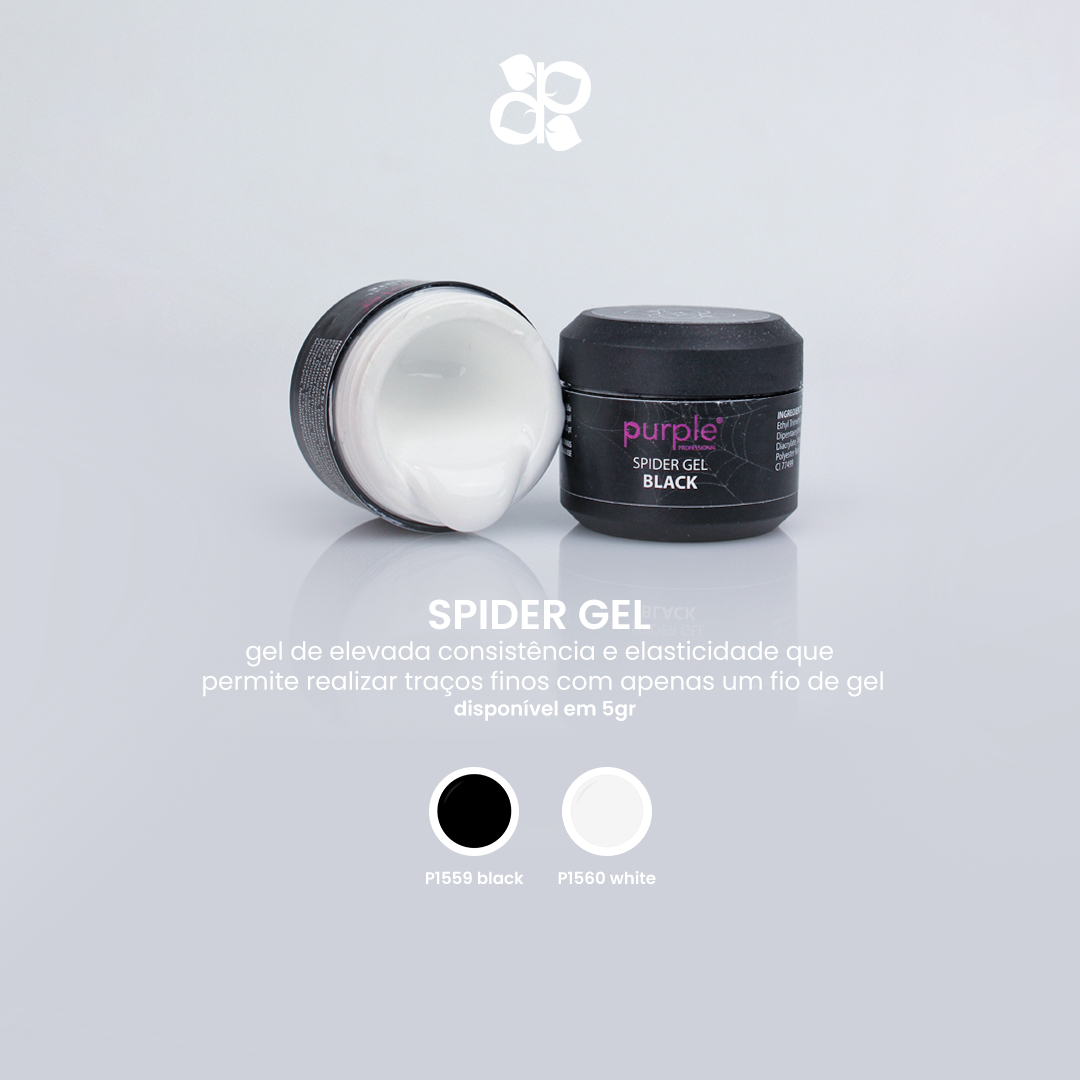 Spider Gel Black - Pipa Cosmetics Purple Professional®