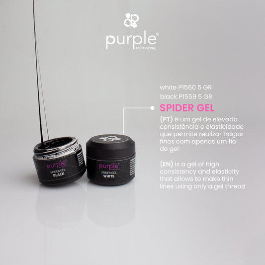 Spider Gel Black - Pipa Cosmetics Purple Professional®