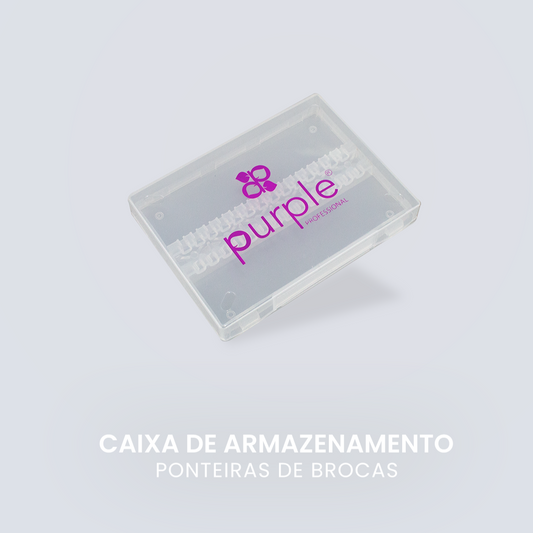 Storage Box for Drill Bits - Pipa Cosmetics Purple Professional®