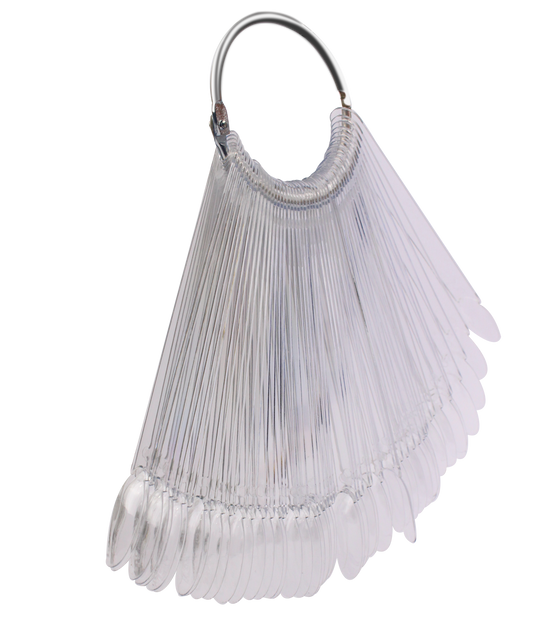 Transparent Display 50 Tips - Almond - Pipa Cosmetics Purple Professional®