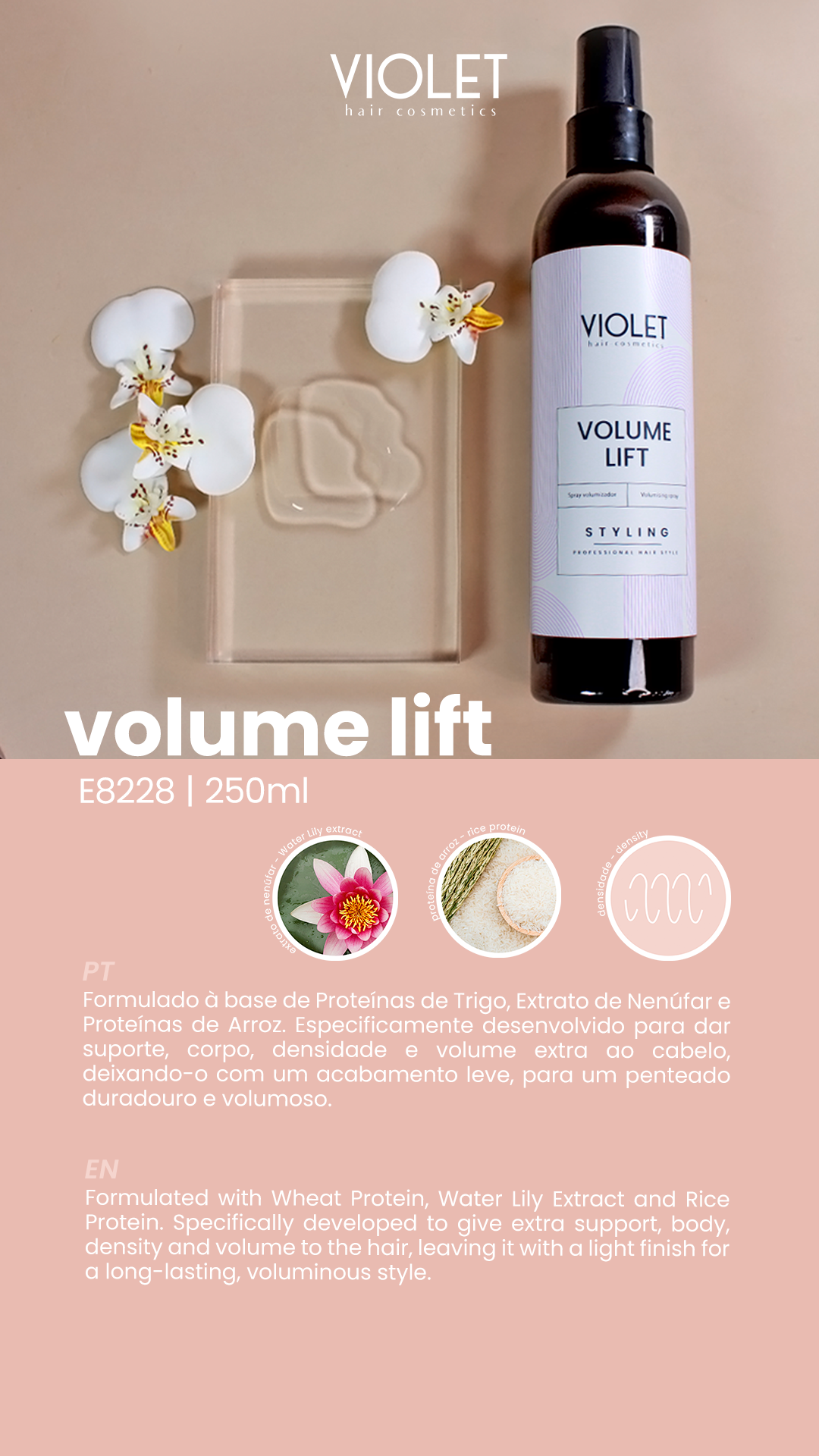 Volume Lift - Pipa Cosmetics Violet Hair Cosmetics®