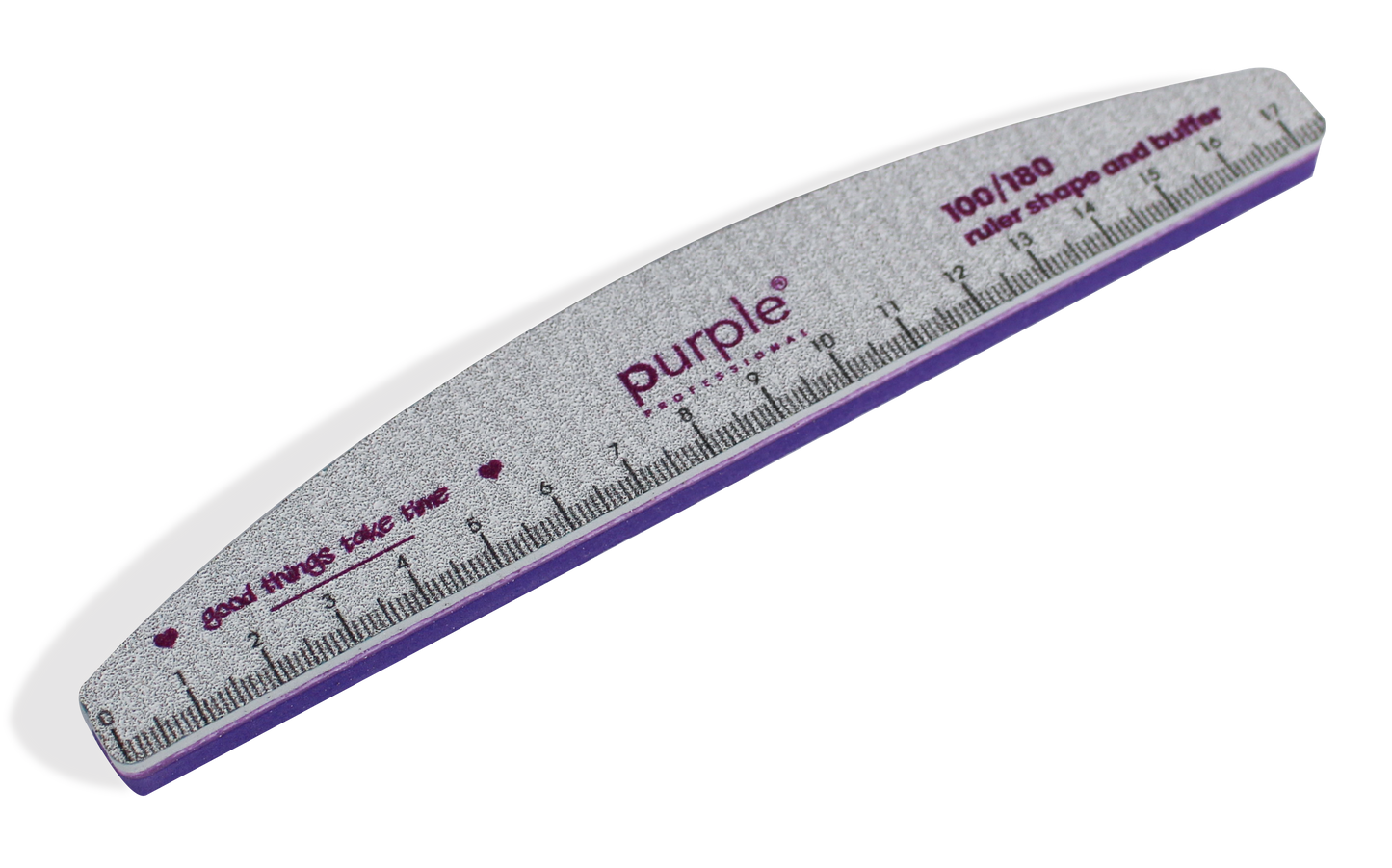 Dual Nail File Moon With Ruler 100/180