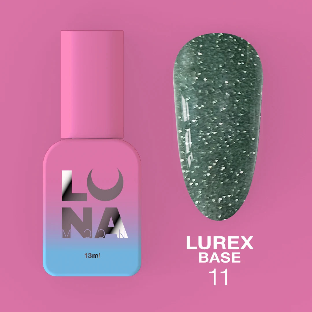 Lunamoon Lurex Base №11 13ml | Pipa Cosmetics