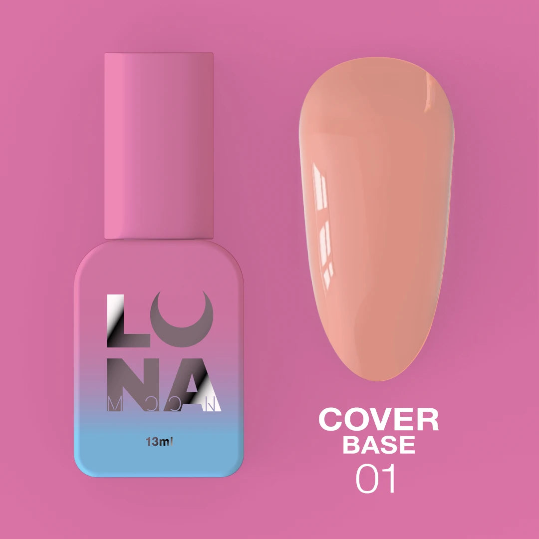 Lunamoon Cover Base №1 13ml | Pipa Cosmetics