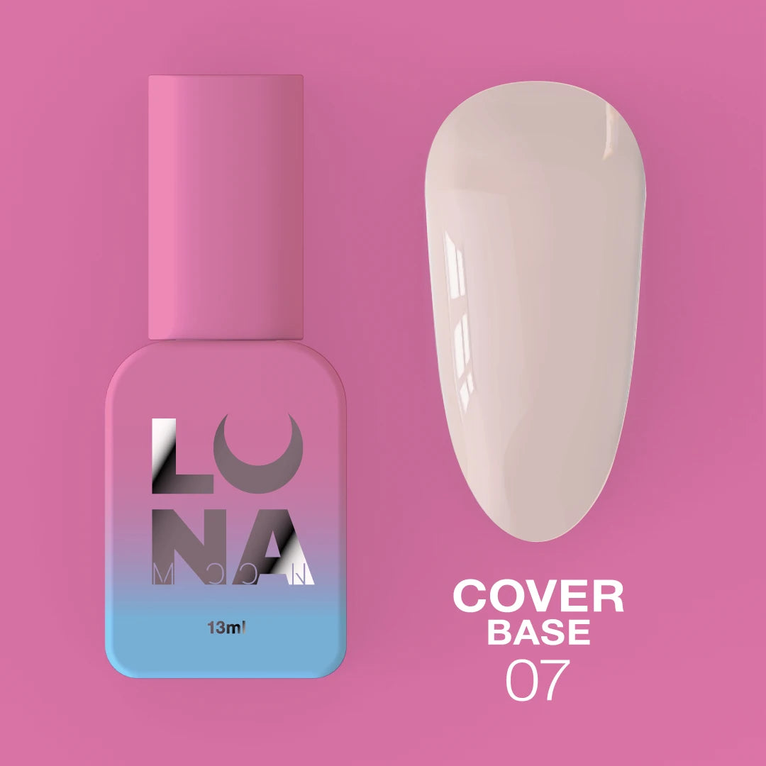 Lunamoon Cover Base №7 13ml | Pipa Cosmetics