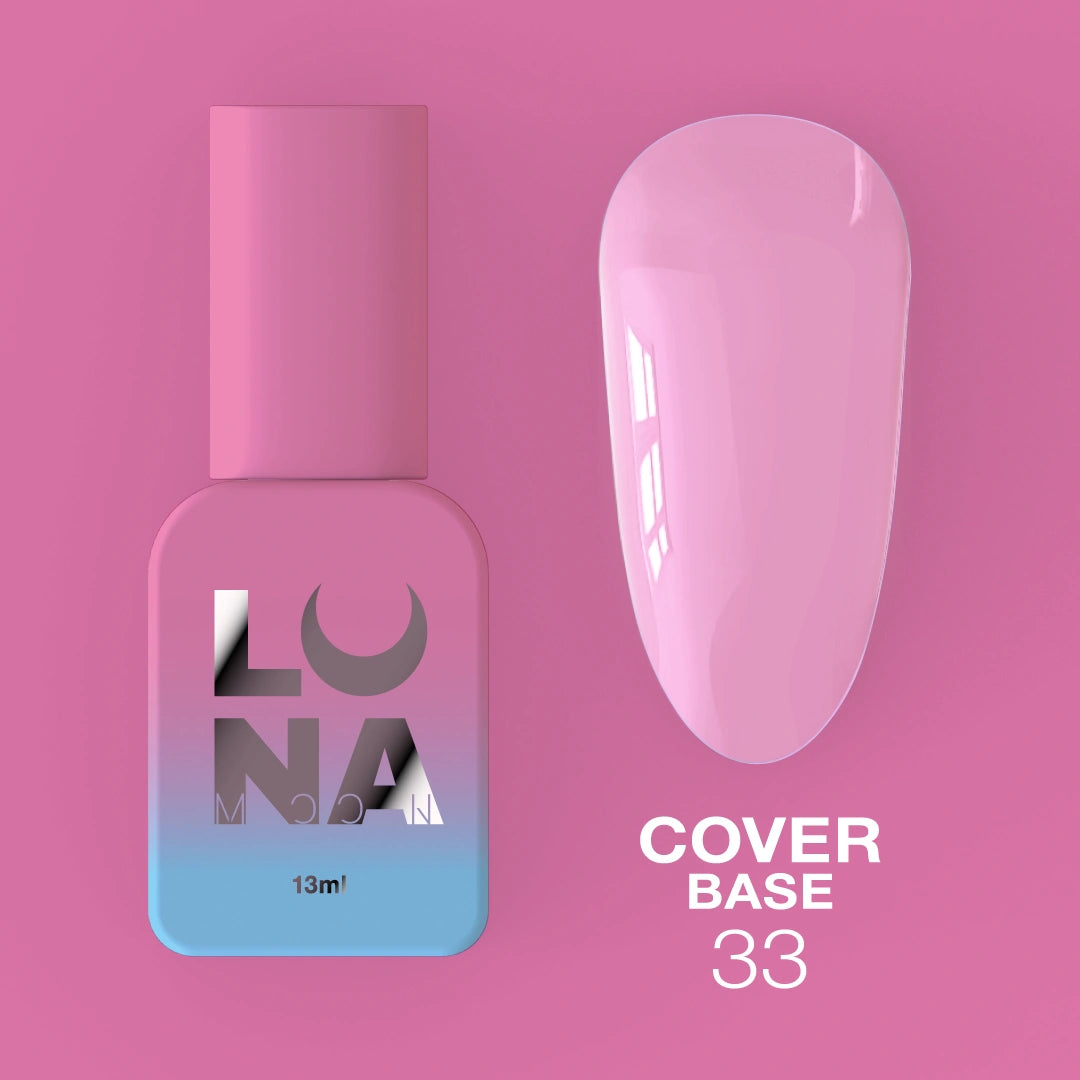 Lunamoon Cover Base №33 13ml | Pipa Cosmetics