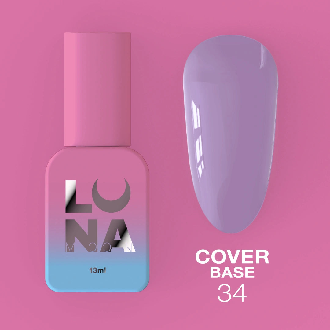 Lunamoon Cover Base №34 13ml | Pipa Cosmetics
