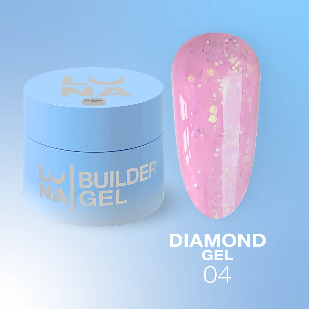 Lunamoon Diamond Gel extension gel №4 | Pipa Cosmetics