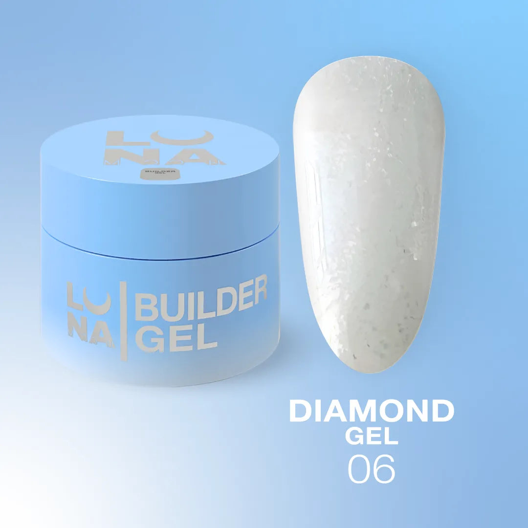 Lunamoon Diamond Gel extension gel №6 | Pipa Cosmetics