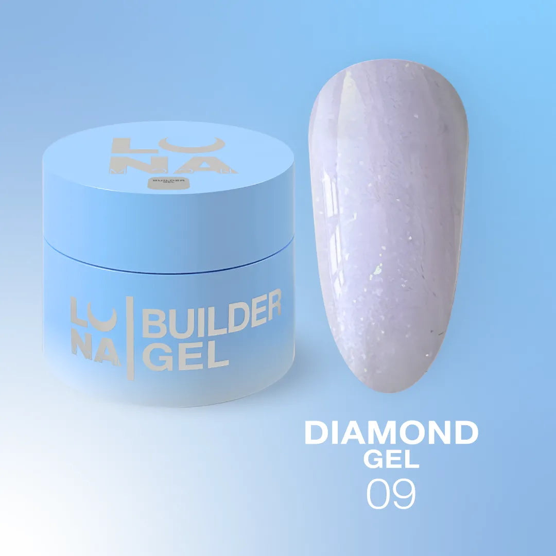 Lunamoon Diamond Gel extension gel №9 | Pipa Cosmetics