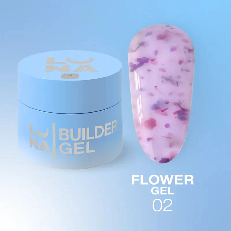 Lunamoon Flower Gel №2 15ml | Pipa Cosmetics