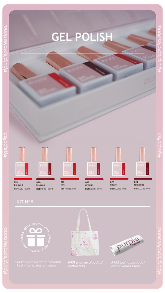 KIT GEL POLISH 6