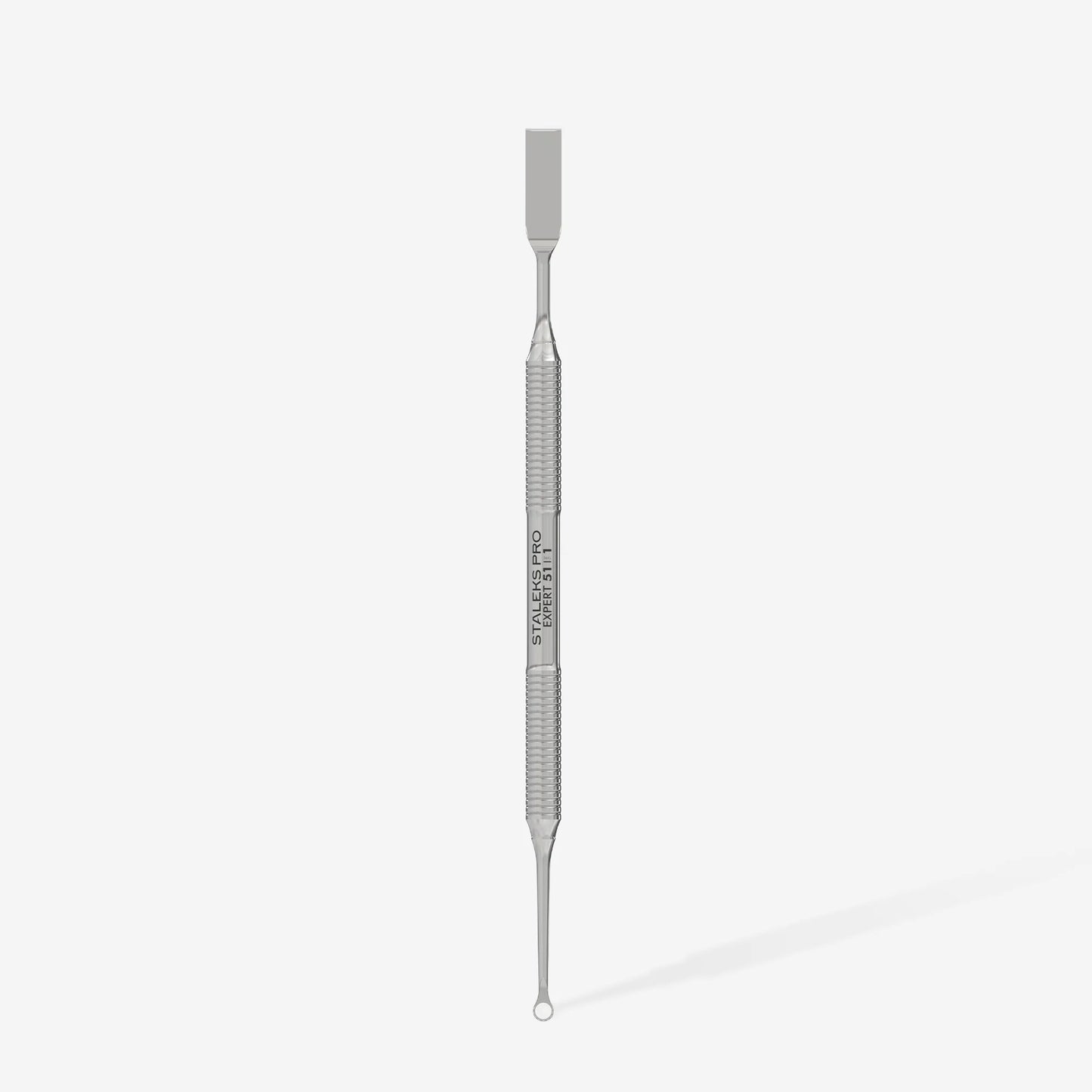 Manicurespatel (rechte platte duwer + ring) Staleks Pro Expert 51 Type 1