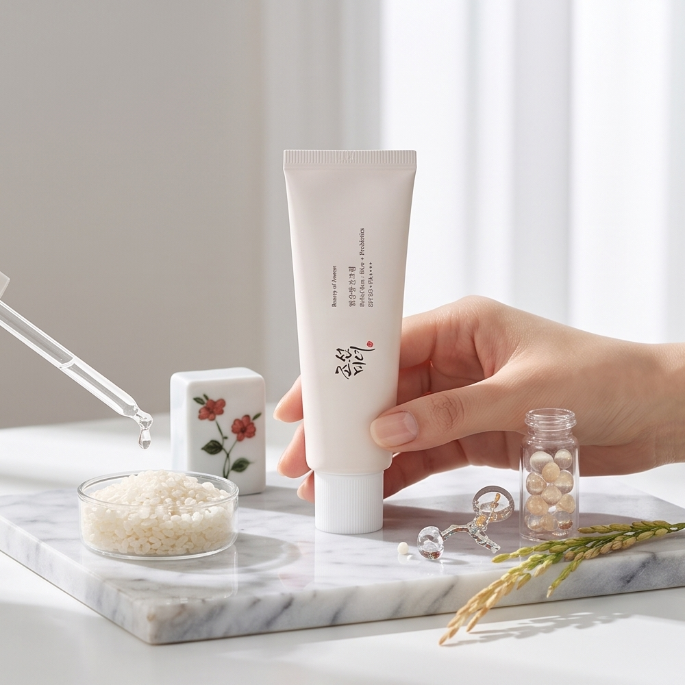 K-Beauty by AesthySkin - Beauty of Joseon - Protetor Solar Relief: Arroz + Probióticos (SPF50+ PA++++) - Pipa Cosmetics