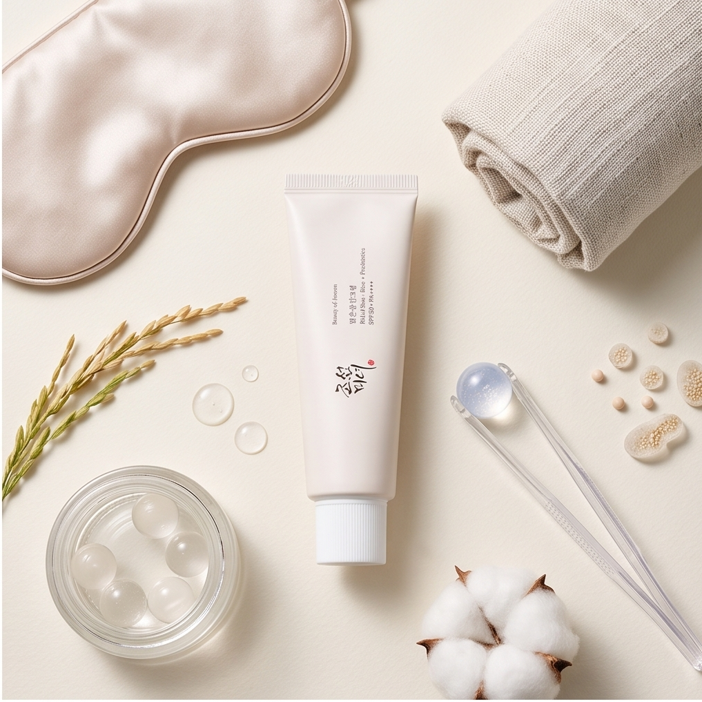 K-Beauty by AesthySkin - Beauty of Joseon - Protetor Solar Relief: Arroz + Probióticos (SPF50+ PA++++) - Pipa Cosmetics