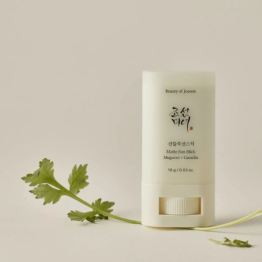 MATTE SUN STICK: MUGWORT + CAMELIA