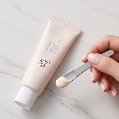 K-Beauty by AesthySkin - Beauty of Joseon - Protetor Solar Relief: Arroz + Probióticos (SPF50+ PA++++) - Pipa Cosmetics