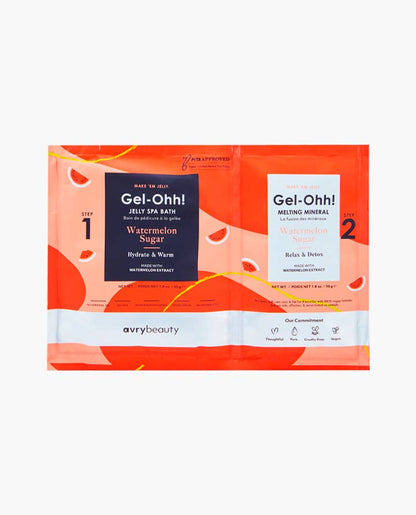 AvryBeauty - Cuidados para os Pés K-Beauty: Gel-Ohh! Jelly Spa Pedi — Açúcar de Melancia - Pipa Cosmetics