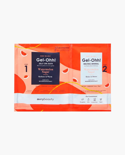AvryBeauty - Cuidados para os Pés K-Beauty: Gel-Ohh! Jelly Spa Pedi — Açúcar de Melancia - Pipa Cosmetics