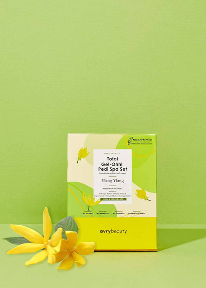 AvryBeauty - Gel-Ohh! Kit de Pedicure Jelly Spa 5 Passos - Ylang Ylang - Pipa Cosmetics