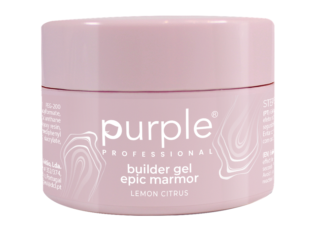 Builder gel Marmor Lemon Citrus - Pipa Cosmetics
