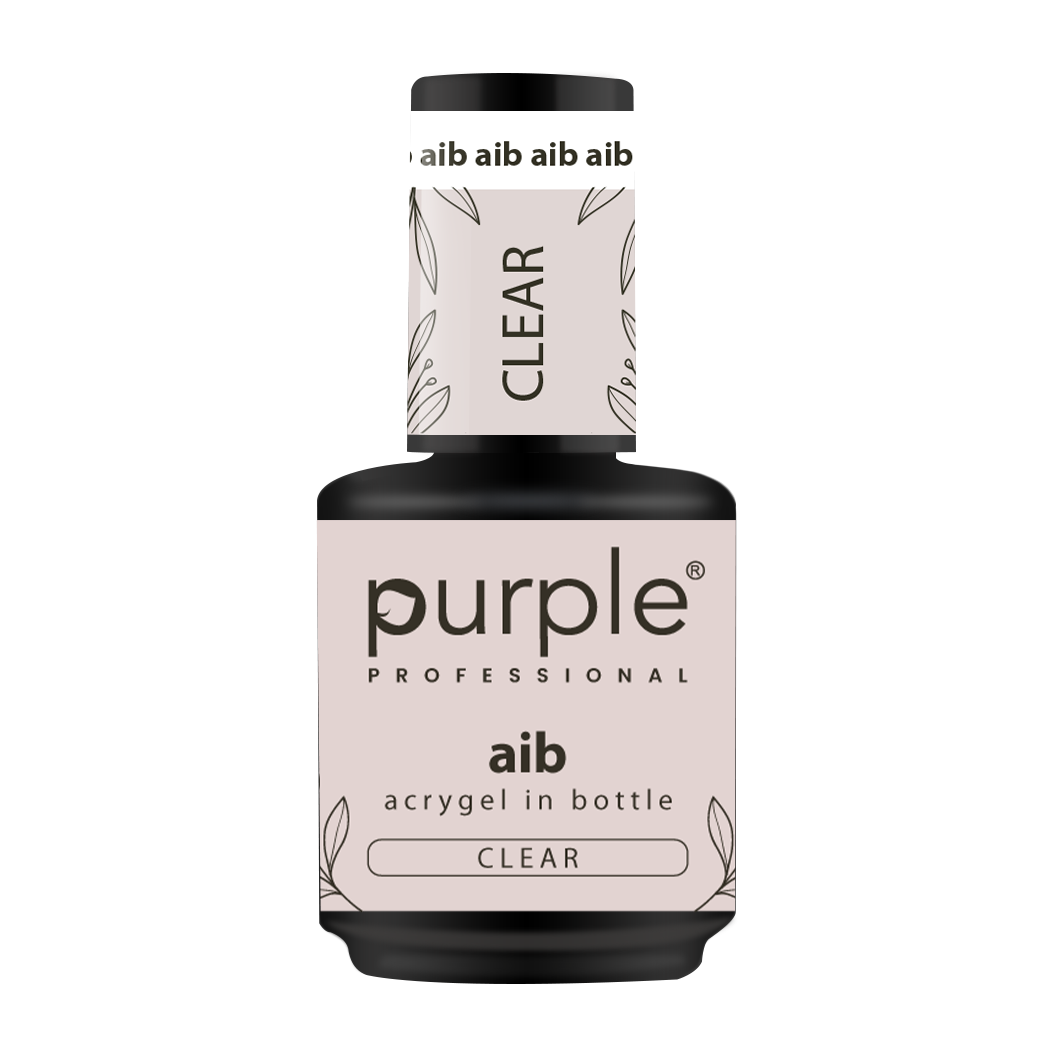 AIB - Acrygel In Bottle Clear - Pipa Cosmetics Purple Professional®