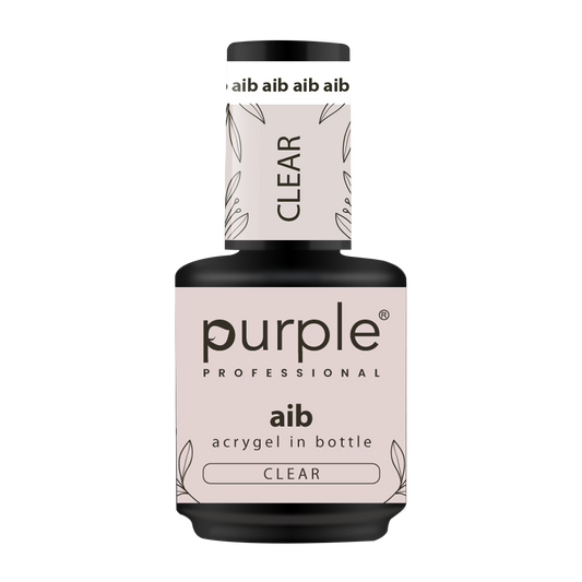 AIB - Acrygel In Bottle Clear - Pipa Cosmetics Purple Professional®